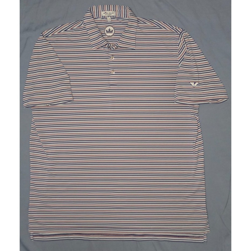 Peter Millar Polo Shirt Crown Summer Comfort Golf Short Sleeve Men's Size XL